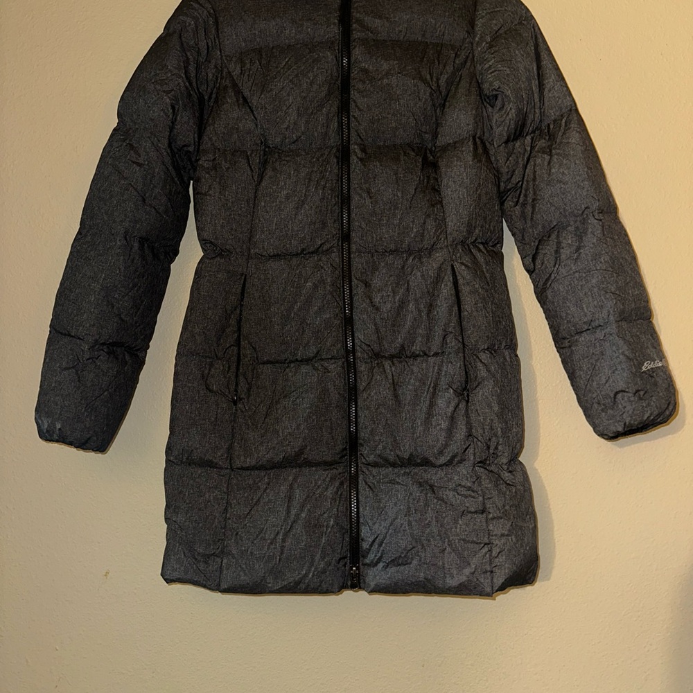 Eddie Bauer Charcoal Puffer Jacket